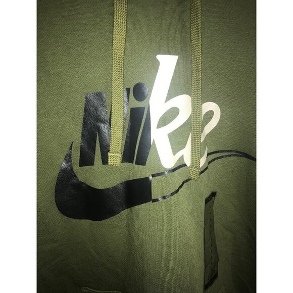 nike Sport Essential Pullover Hoodie Green Large - Picture 8 of 11